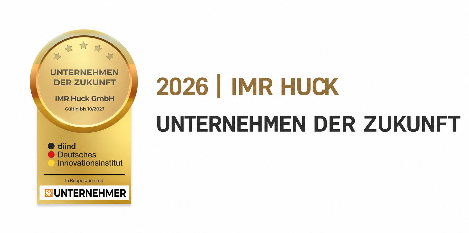Unternehmen der Zukunft Zertifikate
